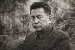 पोल पॉट कंबोडिया का तानाशाह ब्लैक एंड व्हाइट पुरानी तस्वीर